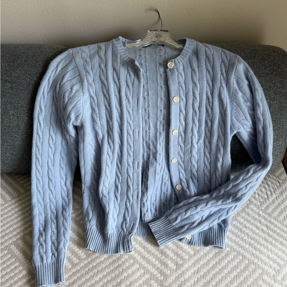 Brandy Melville Sky Blue Knit Sweater